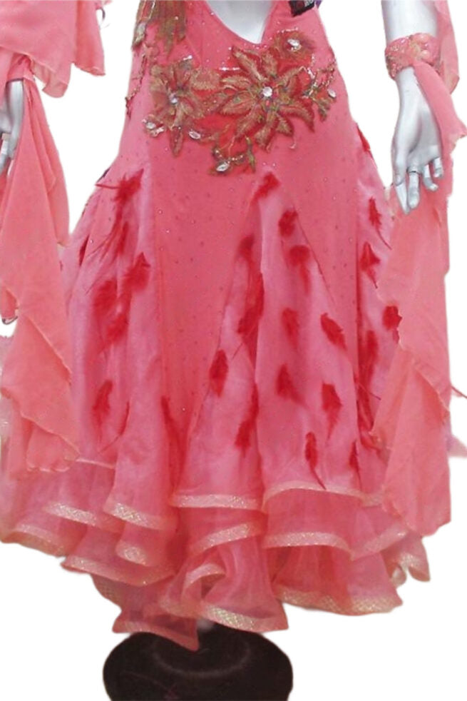 Load image into Gallery viewer, Standard Ballroom Competition Dress (B0217)
