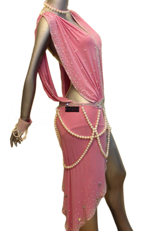 Load image into Gallery viewer, Latin Dance Competition Dress (LT0235)
