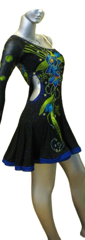 Load image into Gallery viewer, Latin Dance Competition Dress (LS0172)
