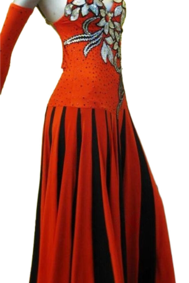 Load image into Gallery viewer, Standard Ballroom Competition Dress (B078)
