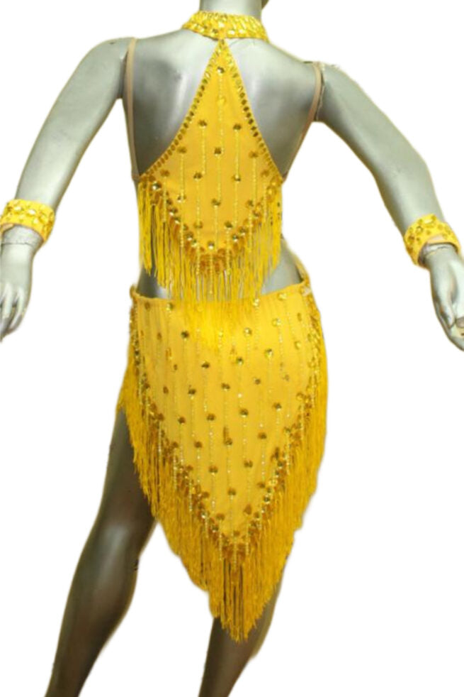 Load image into Gallery viewer, Latin Dance Competition Dress (LT07)
