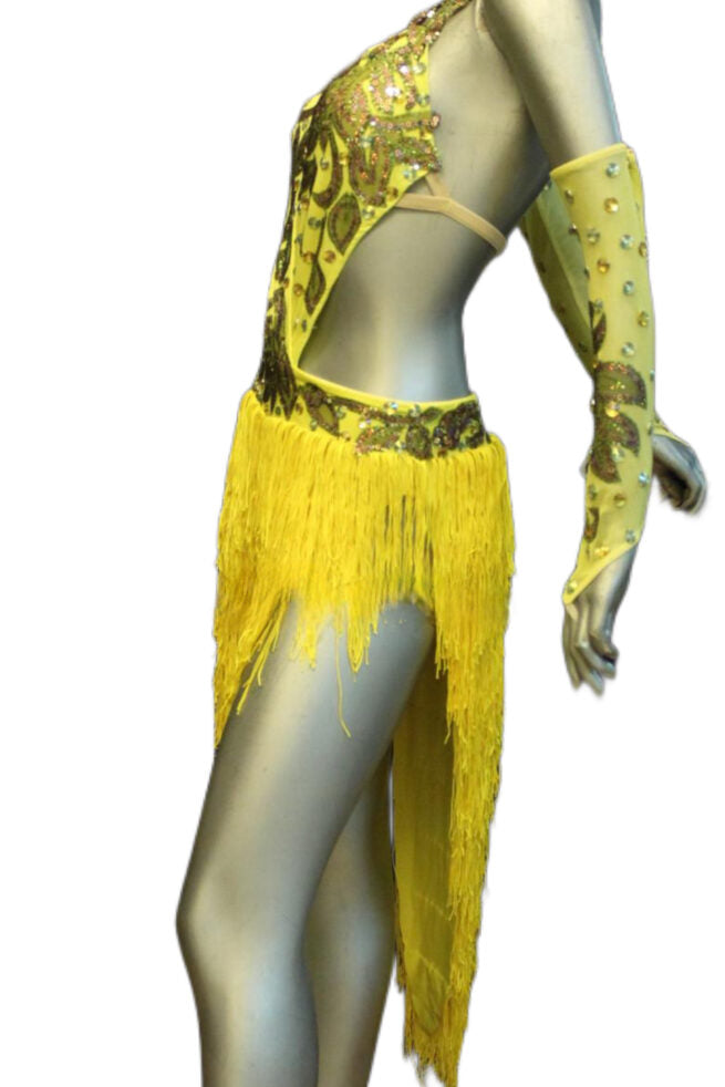 Load image into Gallery viewer, Latin Dance Competition Dress (LT0585)
