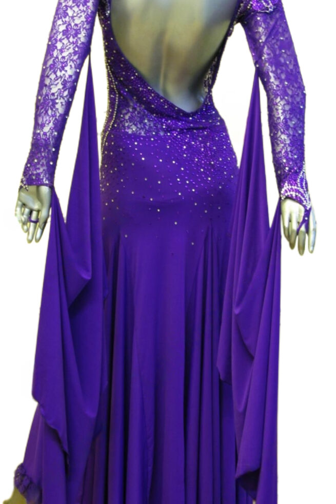 Load image into Gallery viewer, Standard Ballroom Competition Dress (B082)
