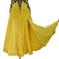 ByCharme Yellow & Black Ballroom Competition Dress - BC-0026