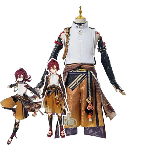 Genshin Impact Shikanoin Heizou Cosplay Costume