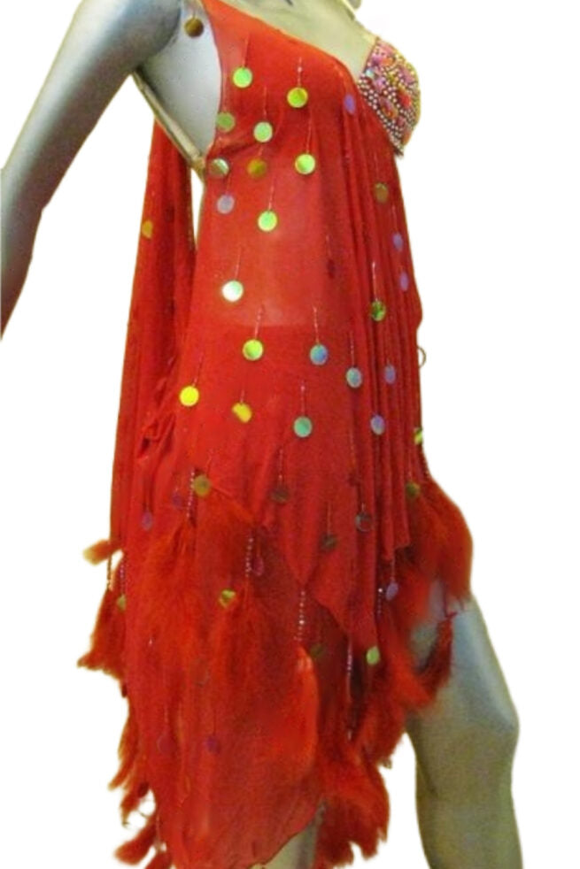 Load image into Gallery viewer, Latin Dance Competition Dress (LT0180)
