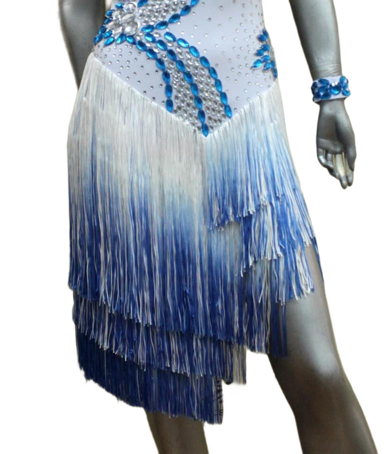 Load image into Gallery viewer, Latin Dance Competition Dress (LS018)
