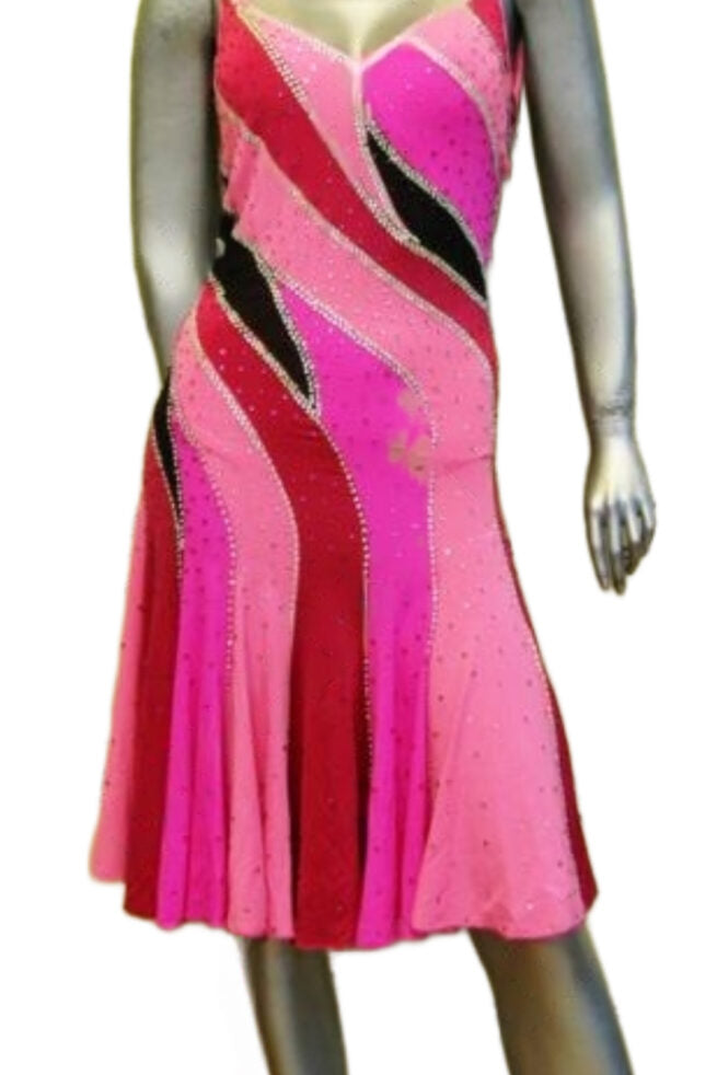 Load image into Gallery viewer, Latin Dance Competition Dress (LT0342)
