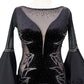 ByCharme Black Feather Ballroom Competition Dress - BC-0233