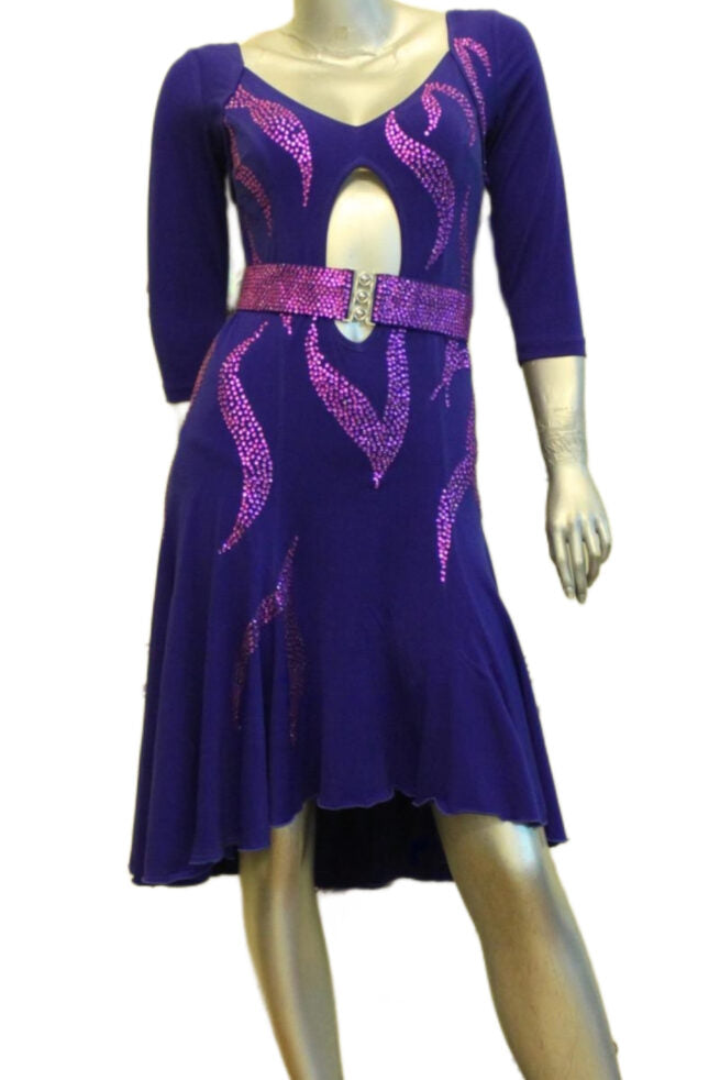 Load image into Gallery viewer, Latin Dance Competition Dress (LT0175D)
