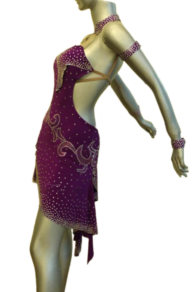 Load image into Gallery viewer, Latin Dance Competition Dress (LT072)
