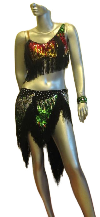 Load image into Gallery viewer, Latin Dance Competition Dress (LS054)
