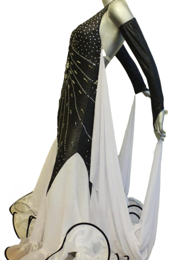 Load image into Gallery viewer, Standard Ballroom Competition Dress (B070)
