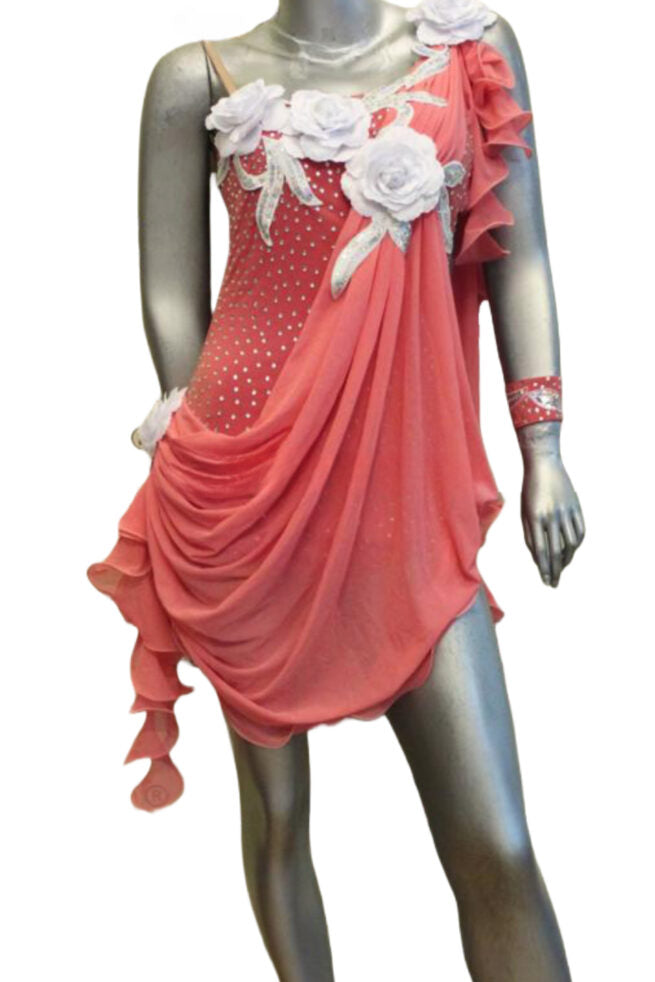 Load image into Gallery viewer, Latin Dance Competition Dress (LT0108)
