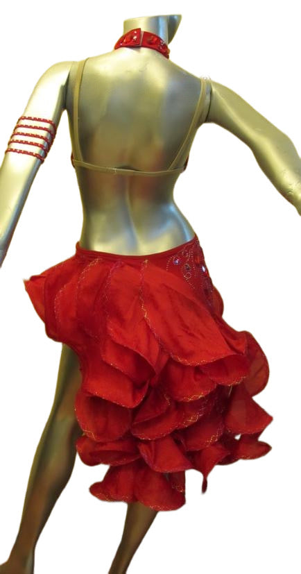 Load image into Gallery viewer, Latin Dance Competition Dress (LT0500A)
