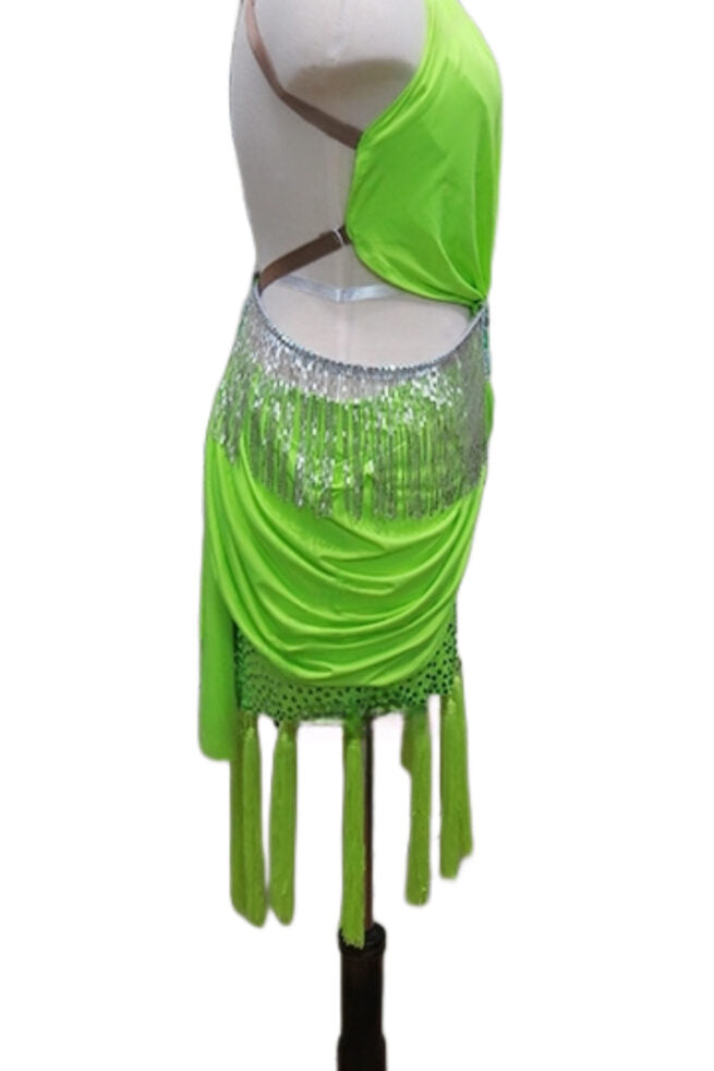 Load image into Gallery viewer, Girl Latin Dance Competition Dress (GL04)
