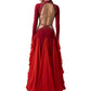 ByCharme Red Fringes Ballroom Competition Dress - BC-0015