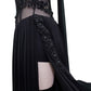 ByCharme Black Chiffon Ballroom Competition Dress - BC-0064
