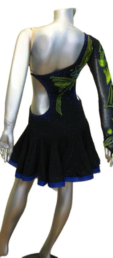 Load image into Gallery viewer, Latin Dance Competition Dress (LS0172)
