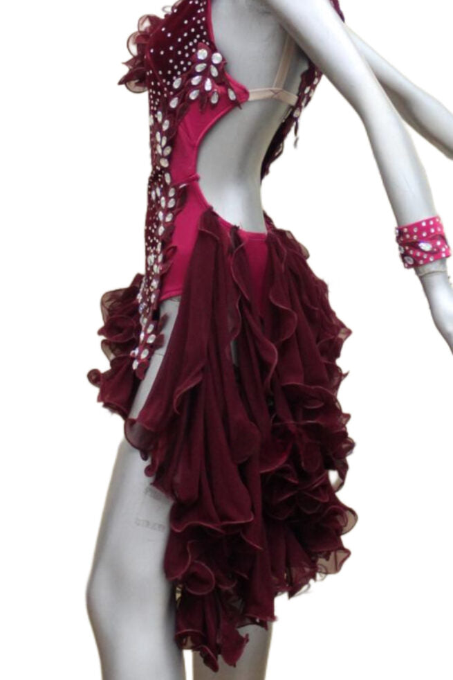 Load image into Gallery viewer, Latin Dance Competition Dress (LT0490)
