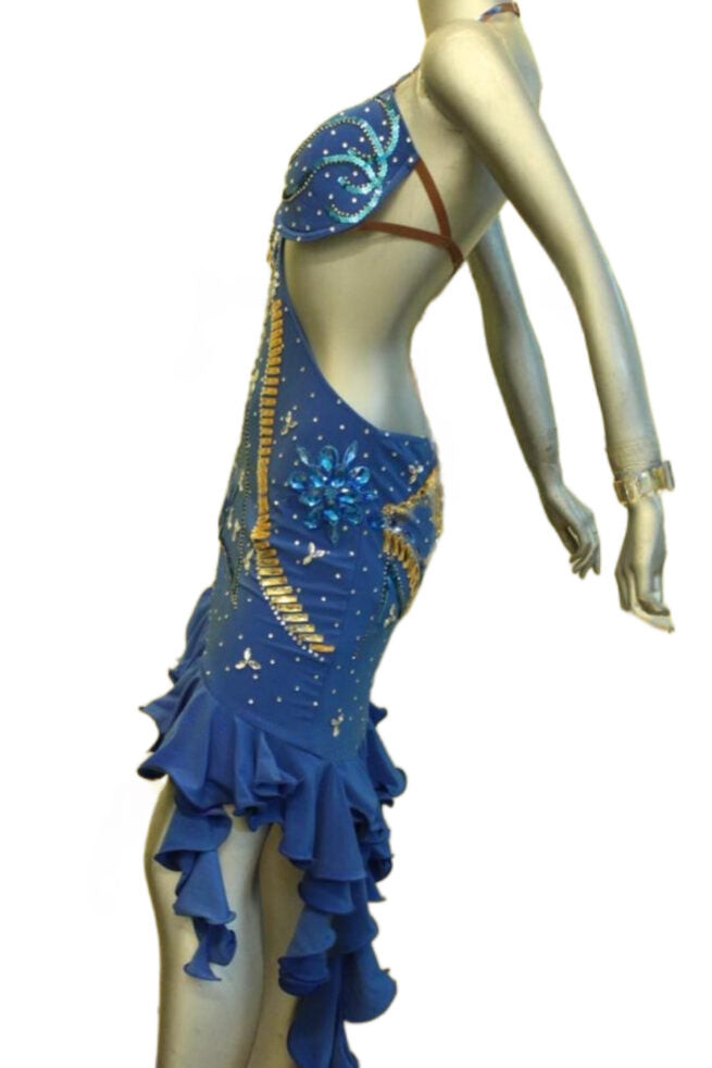 Load image into Gallery viewer, Latin Dance Competition Dress (LT066A)
