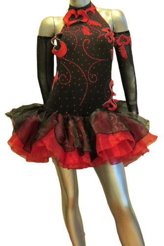 Latin Dance Competition Dress (LT0238B)