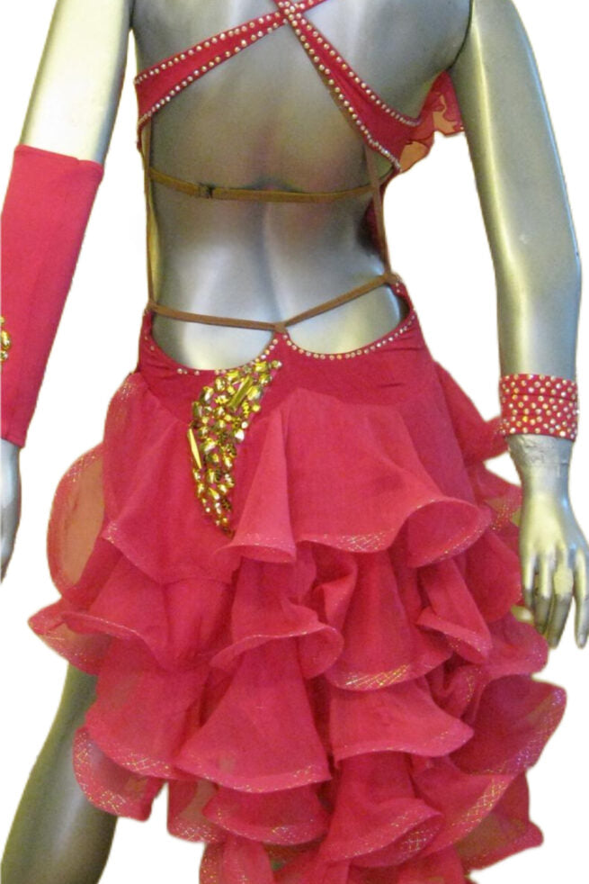 Load image into Gallery viewer, Latin Dance Competition Dress (LT0662)
