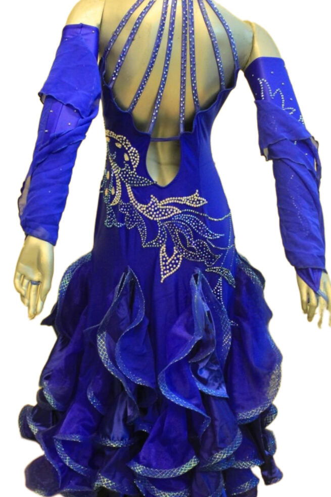 Load image into Gallery viewer, Standard Ballroom Competition Dress (B0163)
