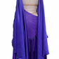 ByCharme Blue Violet Fringes Ballroom Competition Dress - BC-0044