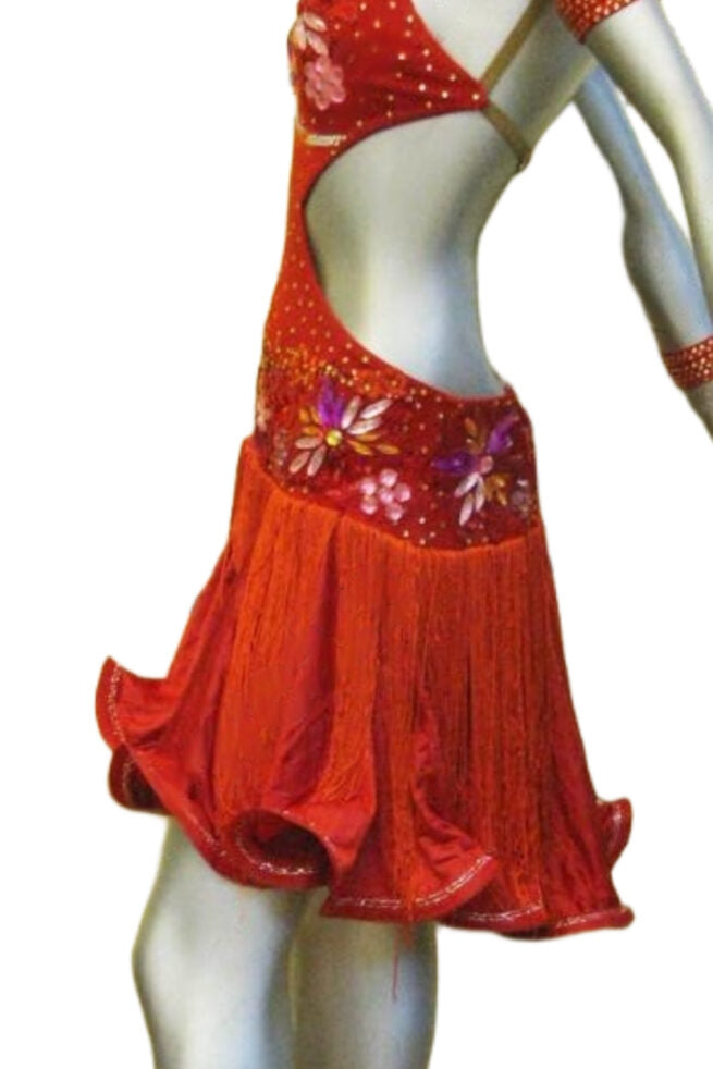 Load image into Gallery viewer, Latin Dance Competition Dress (LT0703)
