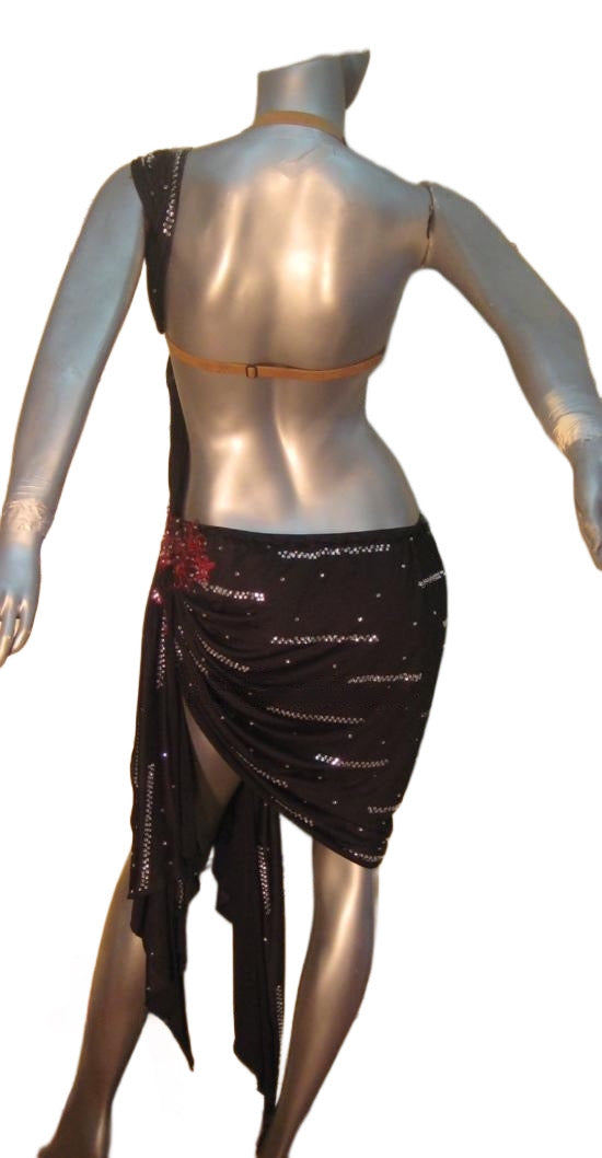 Load image into Gallery viewer, Latin Dance Competition Dress (VL069A)
