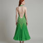 ByCharme Green Rhinestone Ballroom Competition Dress - BC-0217