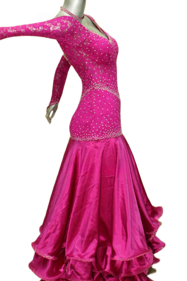 Load image into Gallery viewer, Standard Ballroom Competition Dress (B0103)
