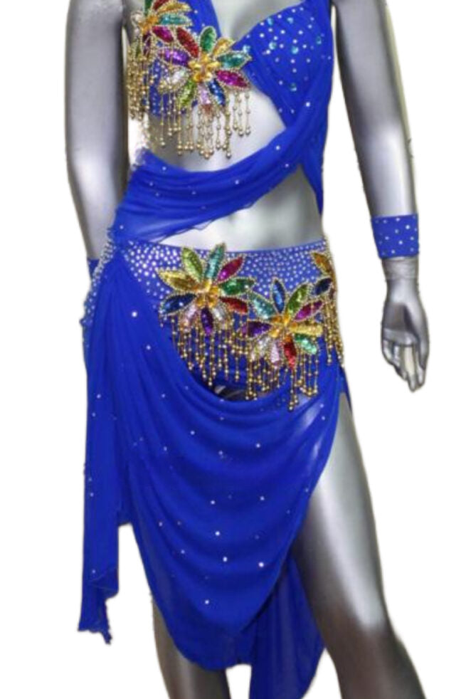 Load image into Gallery viewer, Latin Dance Competition Dress (LT0153)
