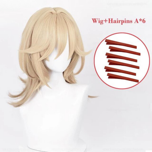 Genshin Impact Kaveh Wigs 50cm