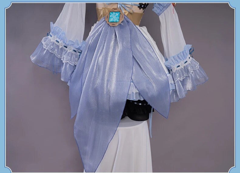 Load image into Gallery viewer, Genshin Impact Ganyu Cosplay Maid Dress Costumes
