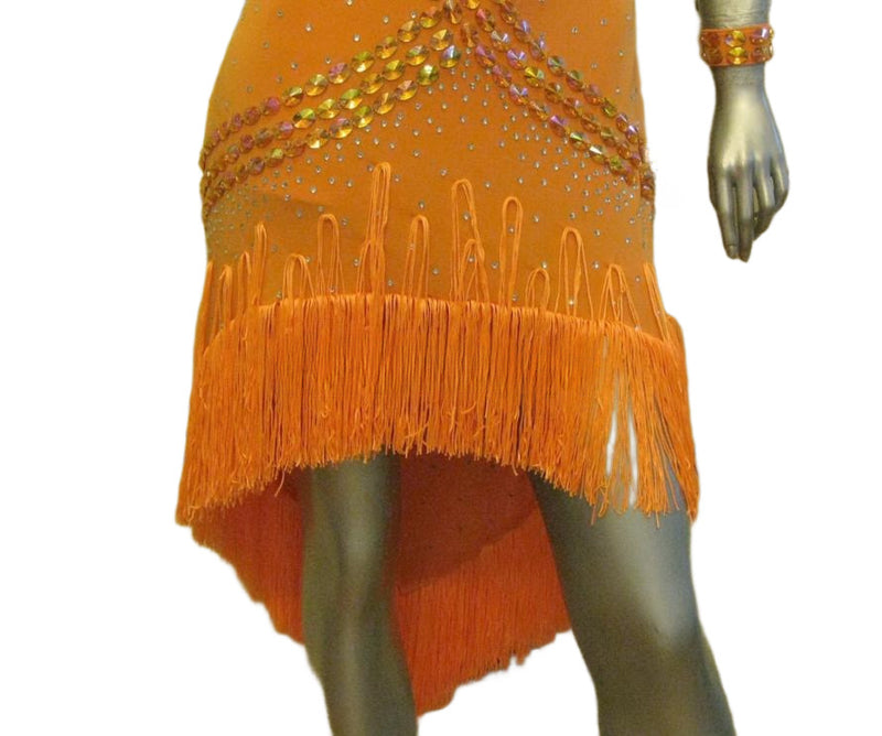 Load image into Gallery viewer, Latin Dance Competition Dress (LS0148A)
