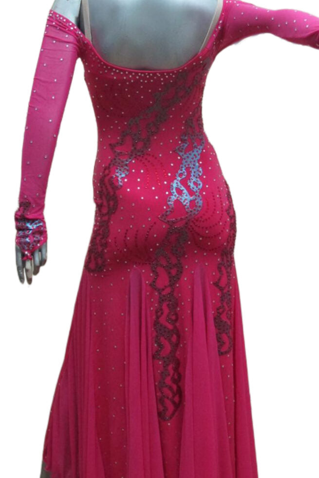 Load image into Gallery viewer, Standard Ballroom Competition Dress (B048C)
