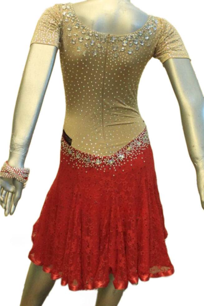 Load image into Gallery viewer, Latin Dance Competition Dress (LT0274)
