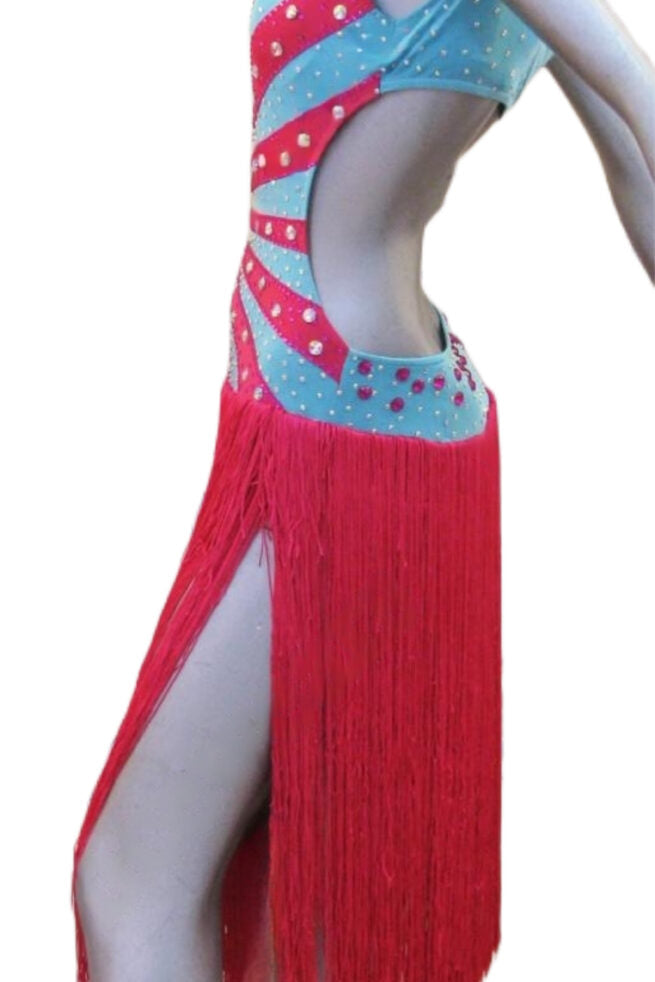 Load image into Gallery viewer, Latin Dance Competition Dress (LT0718)
