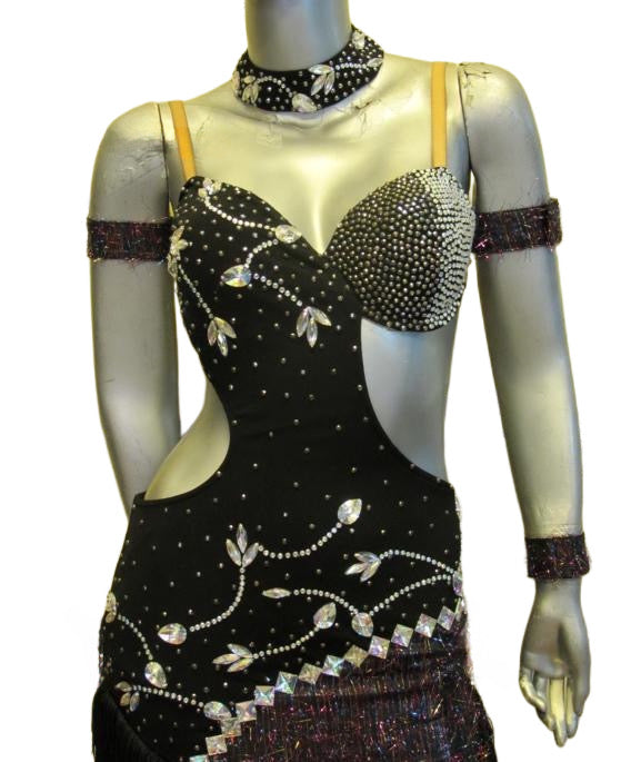 Load image into Gallery viewer, Latin Dance Competition Dress (LS040)
