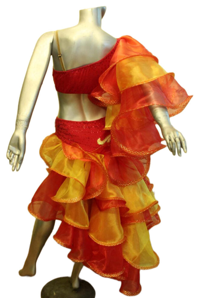 Load image into Gallery viewer, Latin Dance Competition Dress (LT0218)
