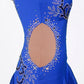 ByCharme Medium Blue Rhinestone Ballroom Competition Dress - BC-0231