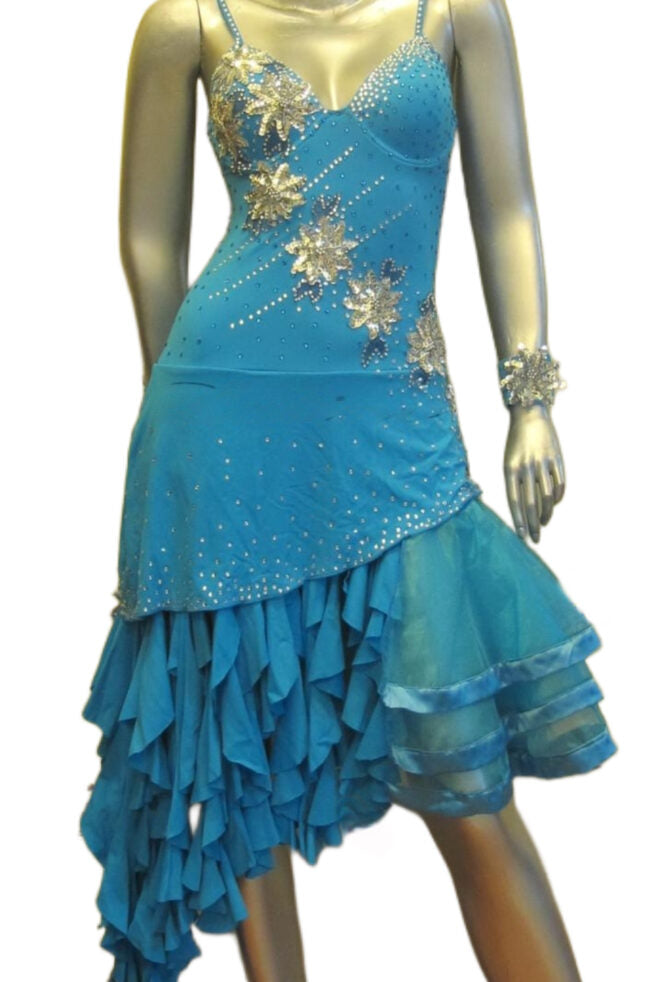 Load image into Gallery viewer, Latin Dance Competition Dress (LT0112D)
