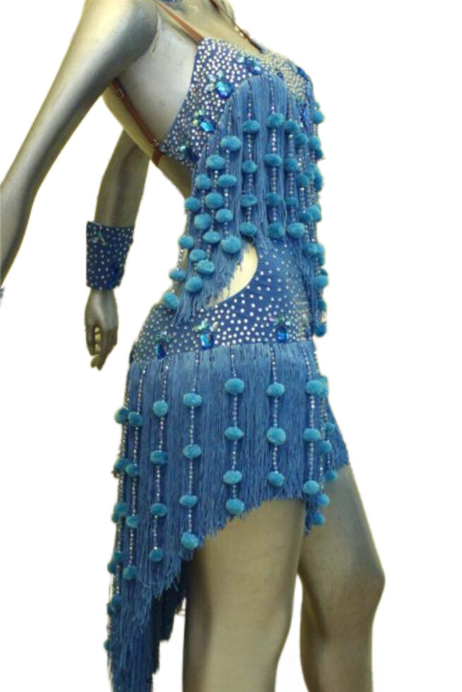 Load image into Gallery viewer, Latin Dance Competition Dress (LT0100)
