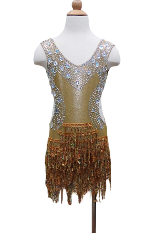 Girl Latin Dance Competition Dress (GL02)