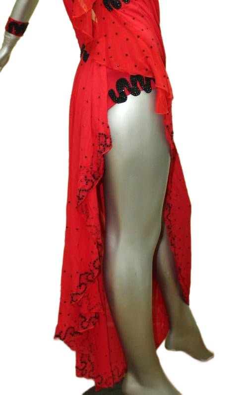 Load image into Gallery viewer, Latin Dance Competition Dress (LT0435)
