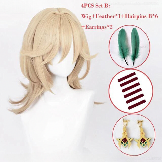 Genshin Impact Kaveh Wigs 50cm