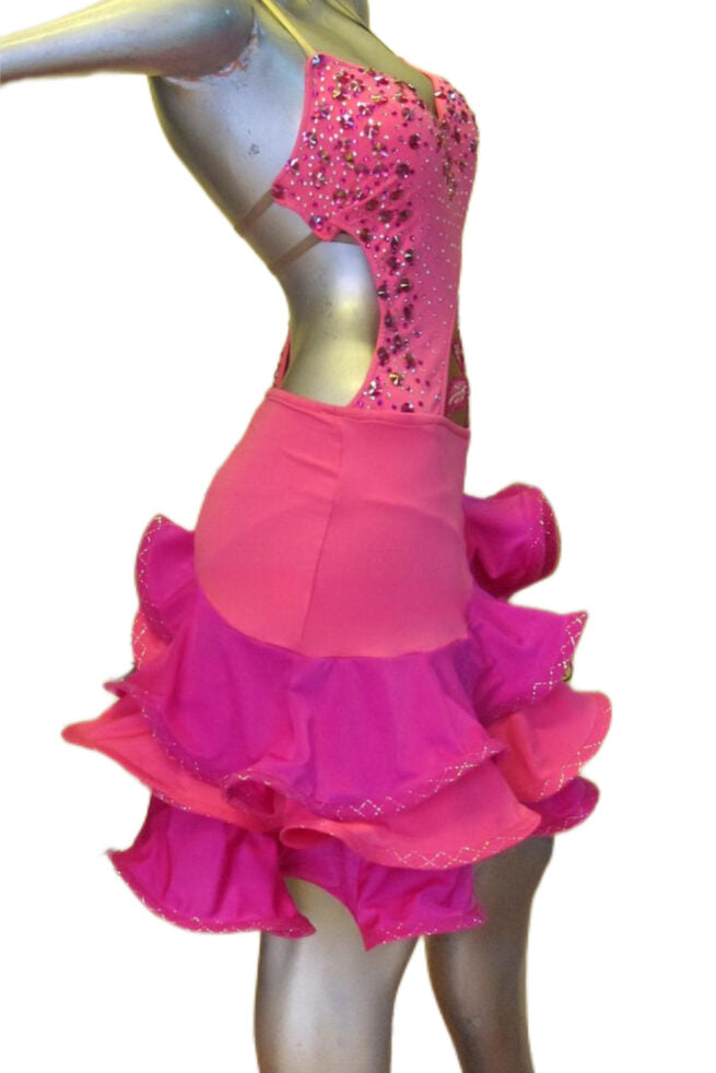 Load image into Gallery viewer, Latin Dance Competition Dress (LT0516)
