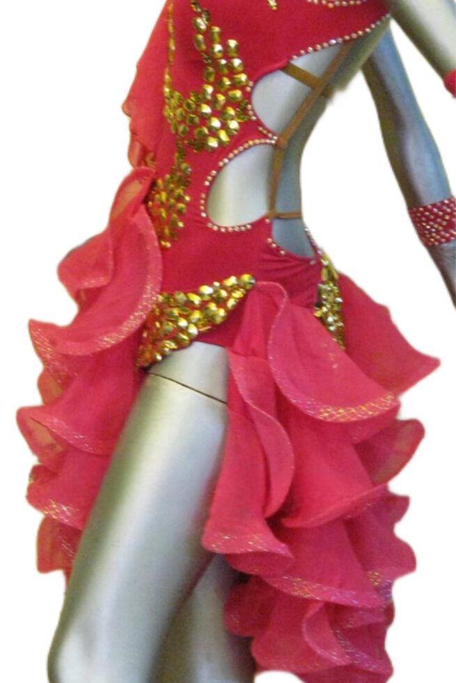 Load image into Gallery viewer, Latin Dance Competition Dress (LT0662)
